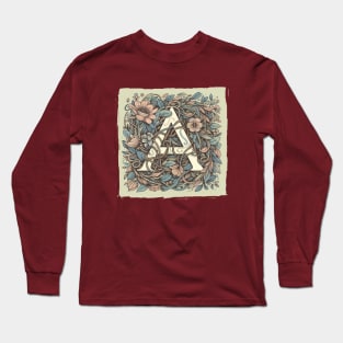 Initial "A" letter Long Sleeve T-Shirt